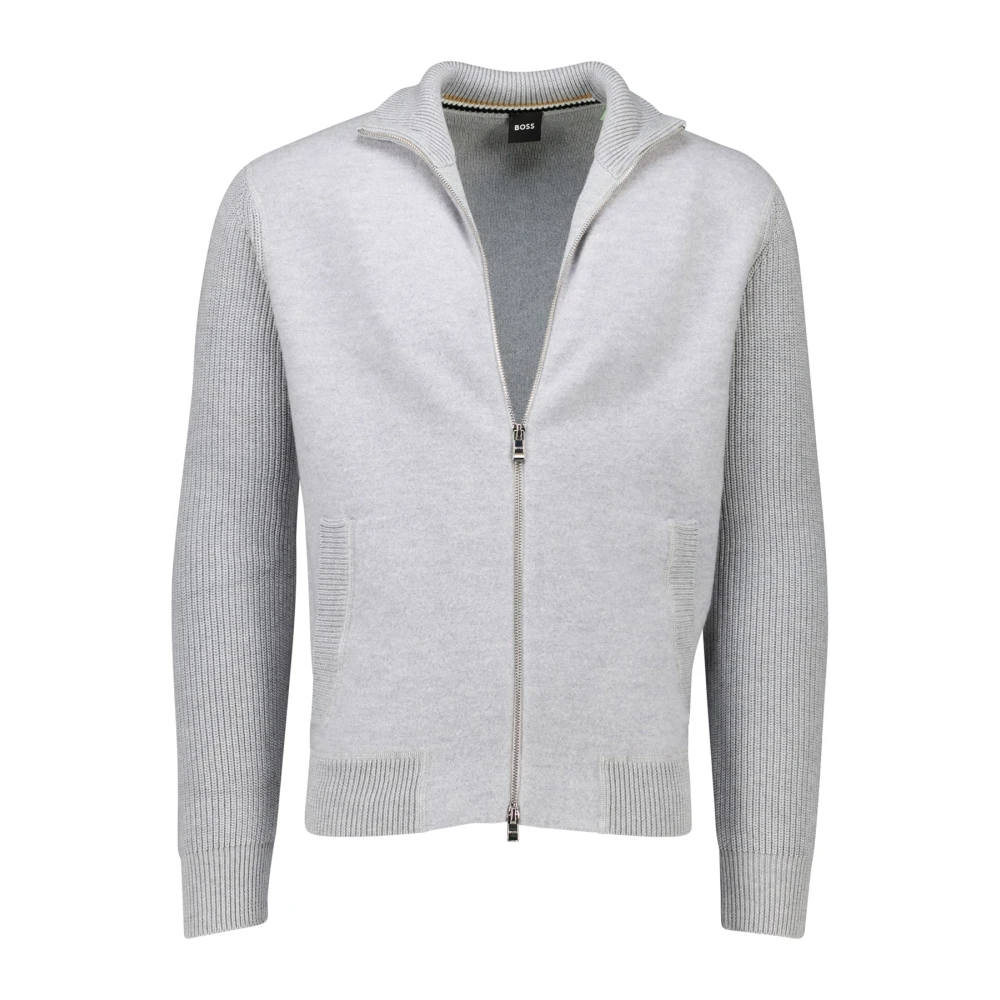 Hugo Boss Grijze Vest voor Mannen Gray Heren