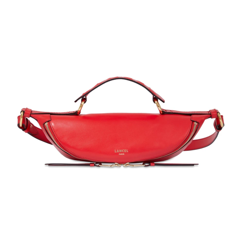 Lancel Women's Red Handbags, One Size, Origami Crossbody Bag