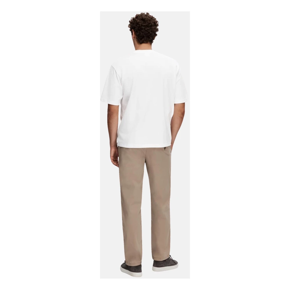 Selected Homme Casual T-shirt met korte mouwen White Heren