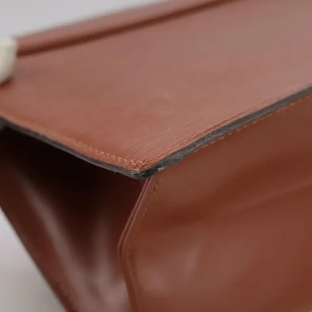 Louis Vuitton Vintage Pre-owned Leather pouches Brown Dames