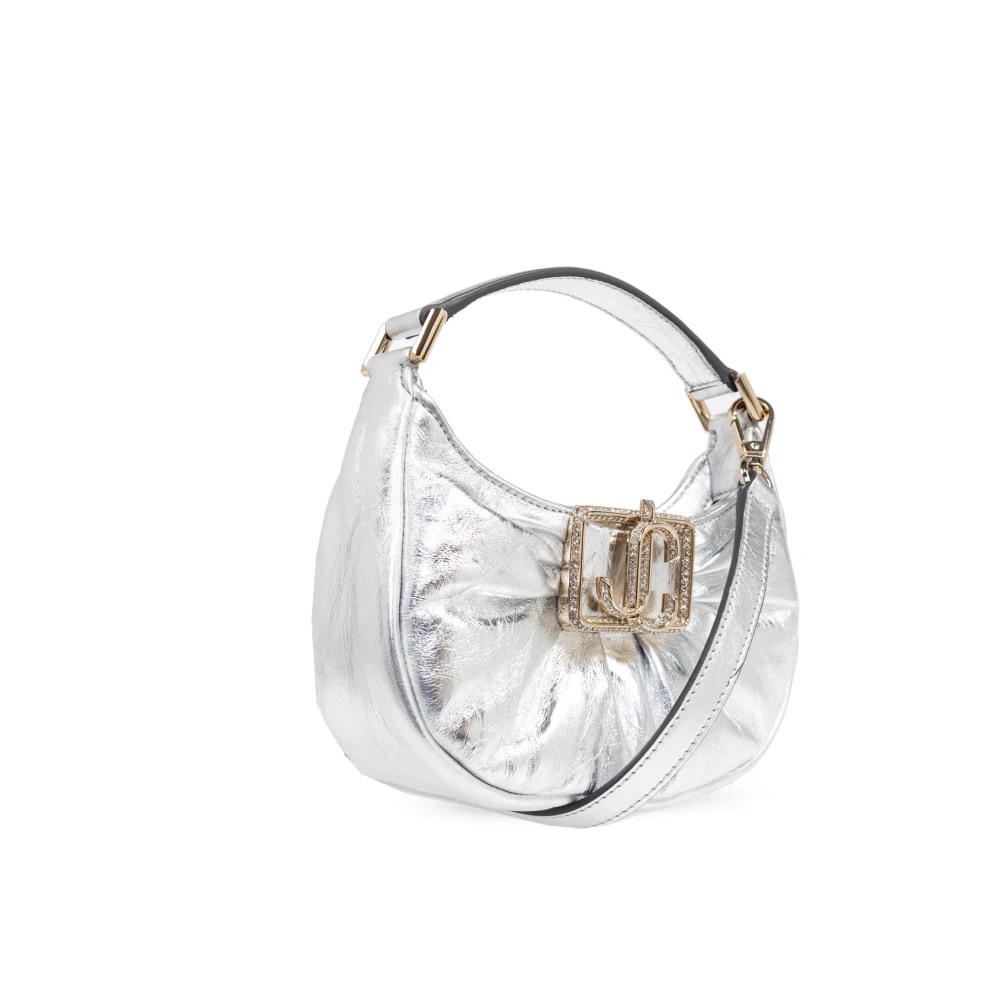 Jimmy Choo Handtas Edie Hobo Mini Gray Dames
