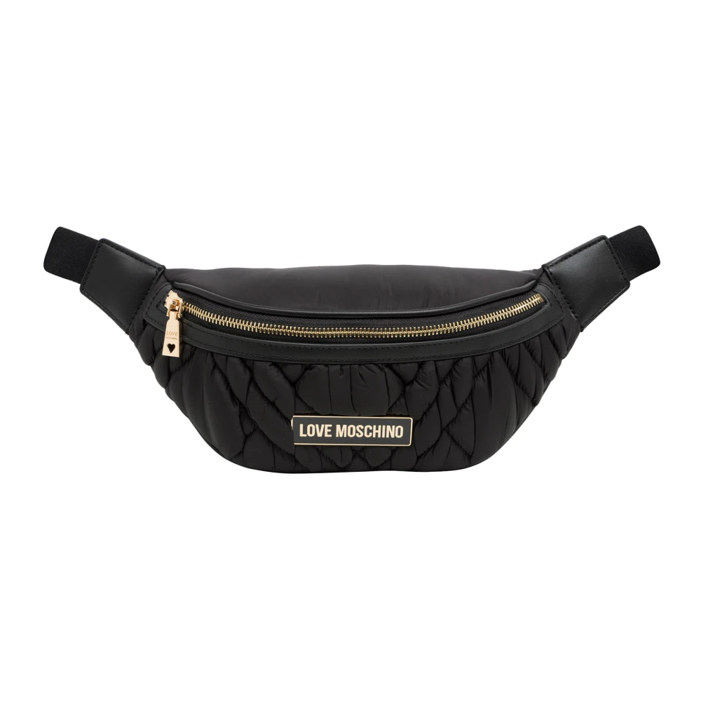 Love Moschino Stijlvolle Heuptas met Logodetail Black Dames
