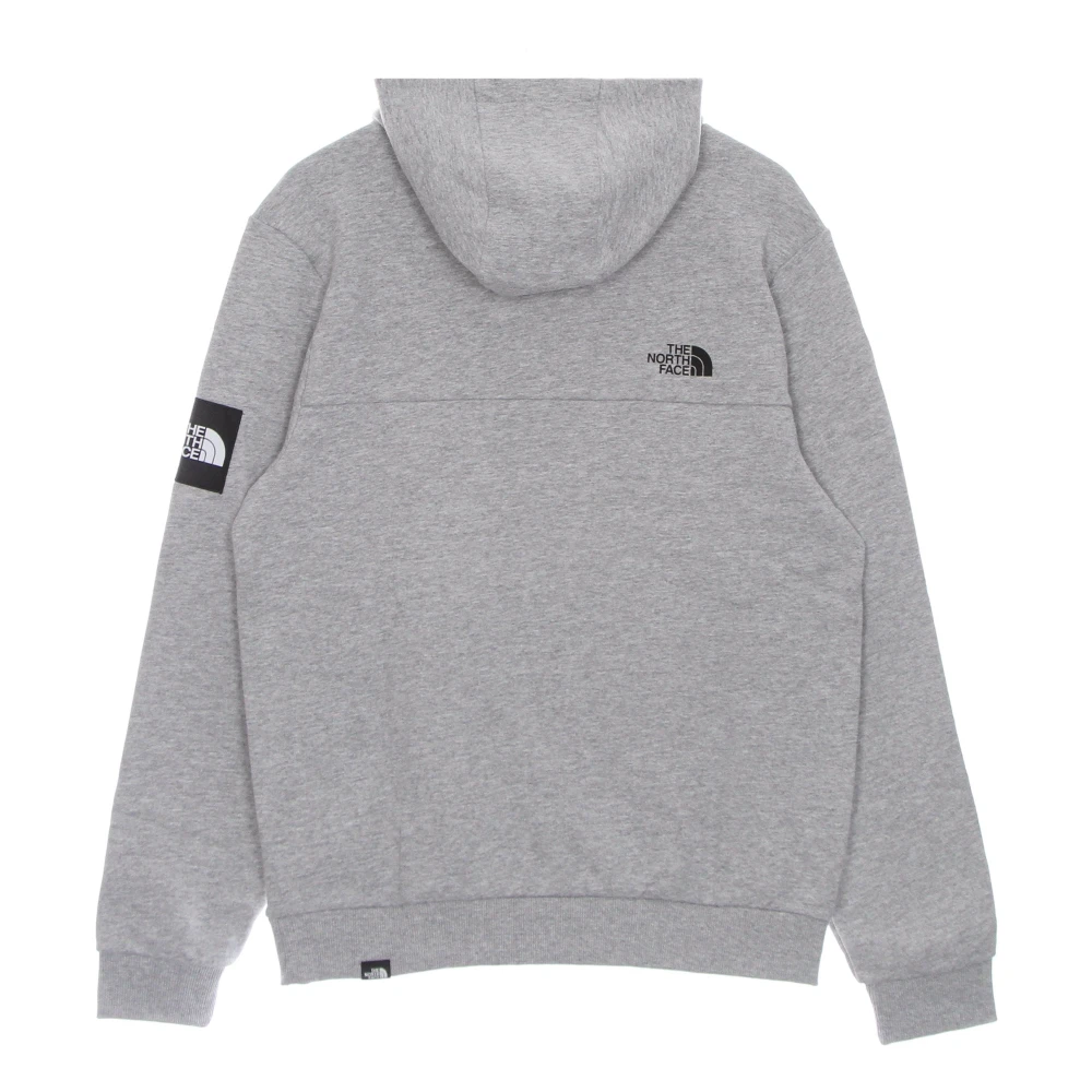 The North Face Lichtgrijze Hoodie met Kangoeroezak Gray Heren