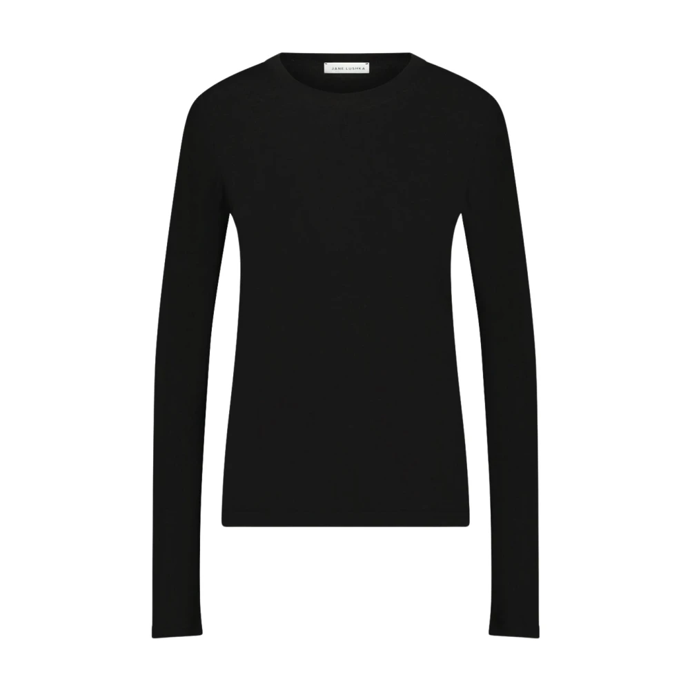 Jane Lushka Katherine Pu Pullover Black Dames