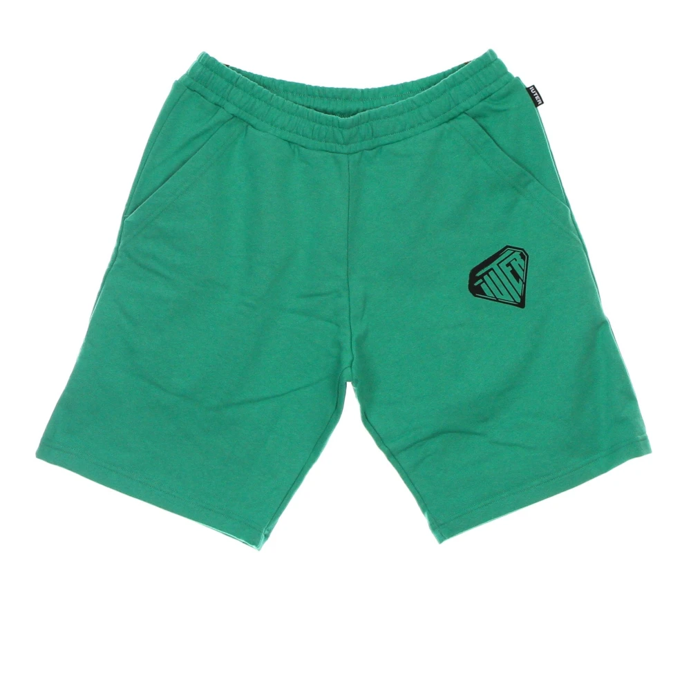 Iuter Stencil Sweatshort Emerald Tracksuit Shorts Green Heren
