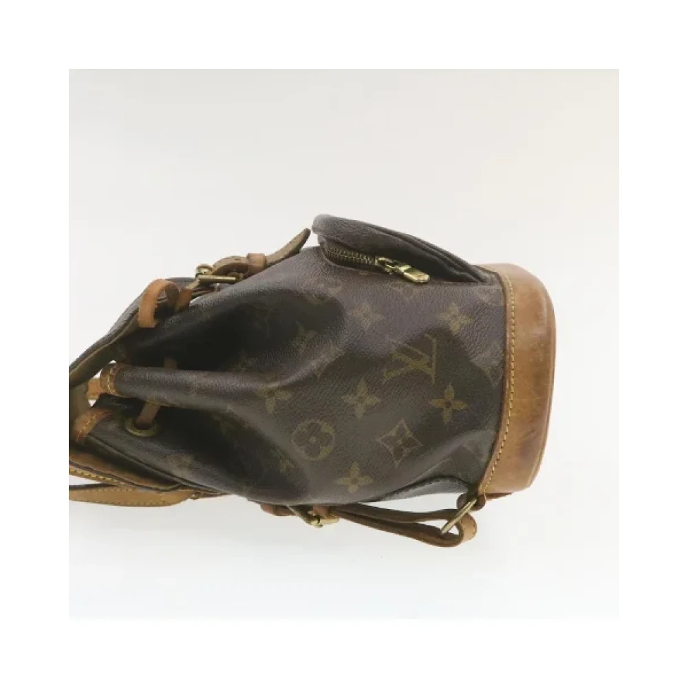 Louis Vuitton Vintage Pre-owned Canvas backpacks Brown Dames