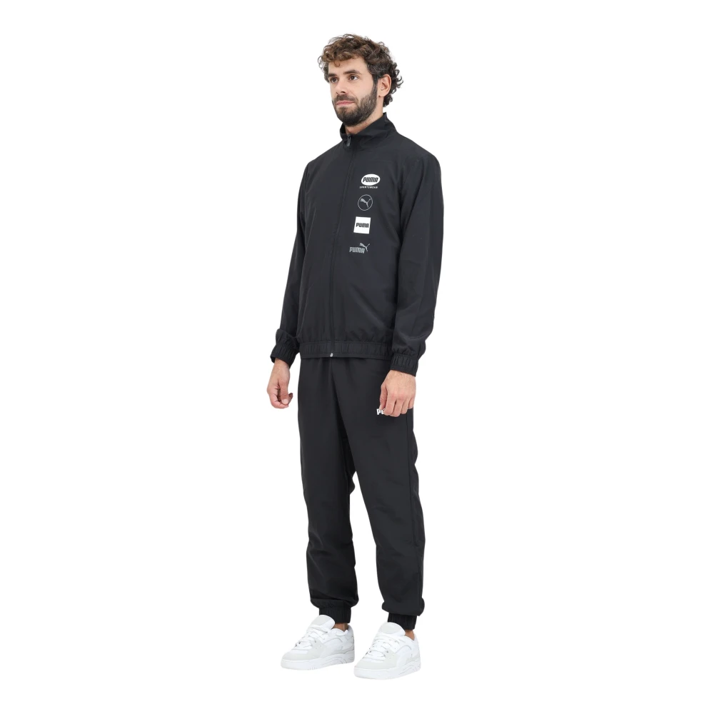 Puma Sportief Zwart Trainingspak Set Black Heren