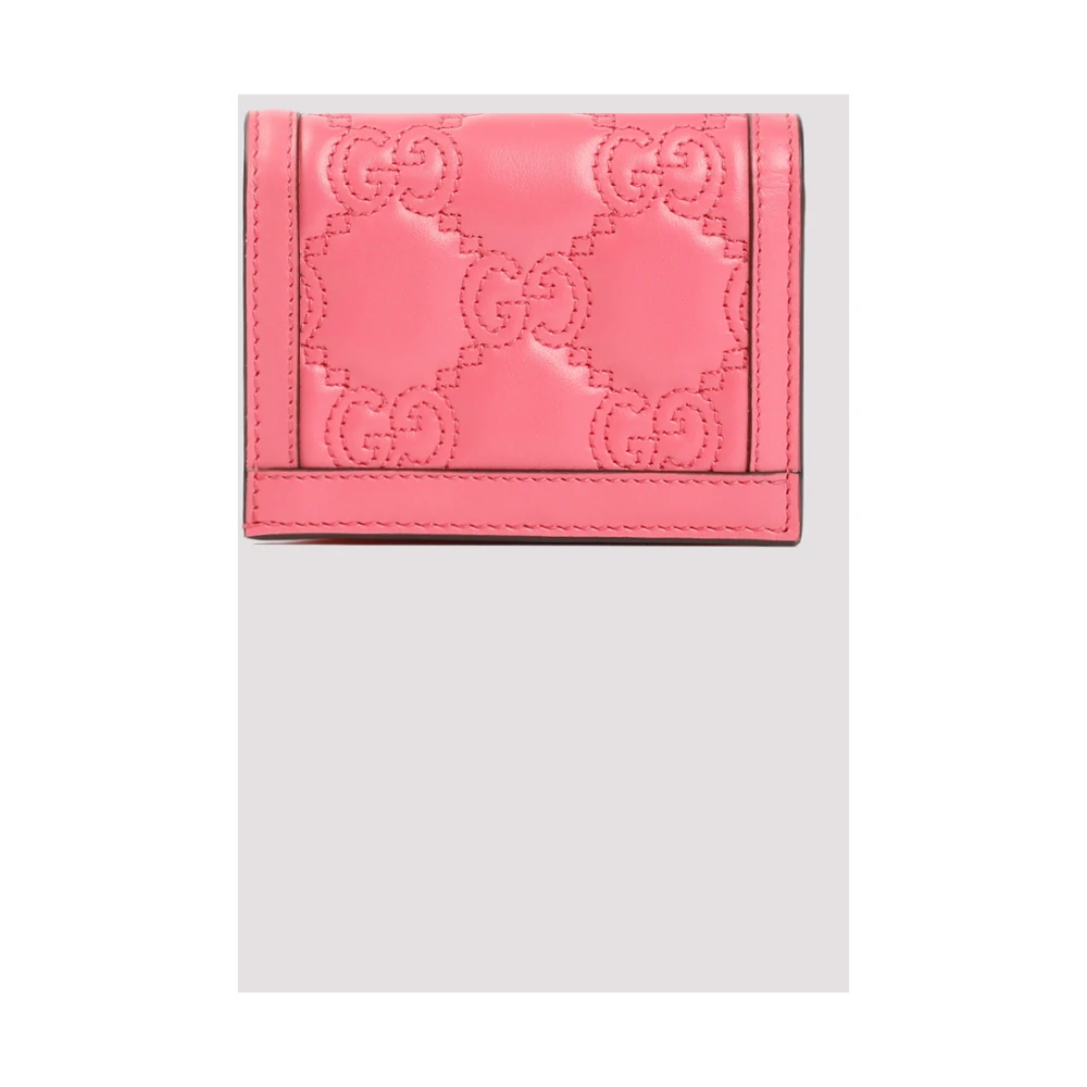 Gucci Matelassé Creditcard Slots Roze Pink Dames