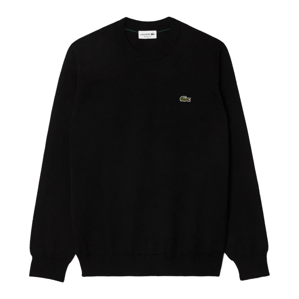 Lacoste Stijlvolle Gebreide Trui Black Heren
