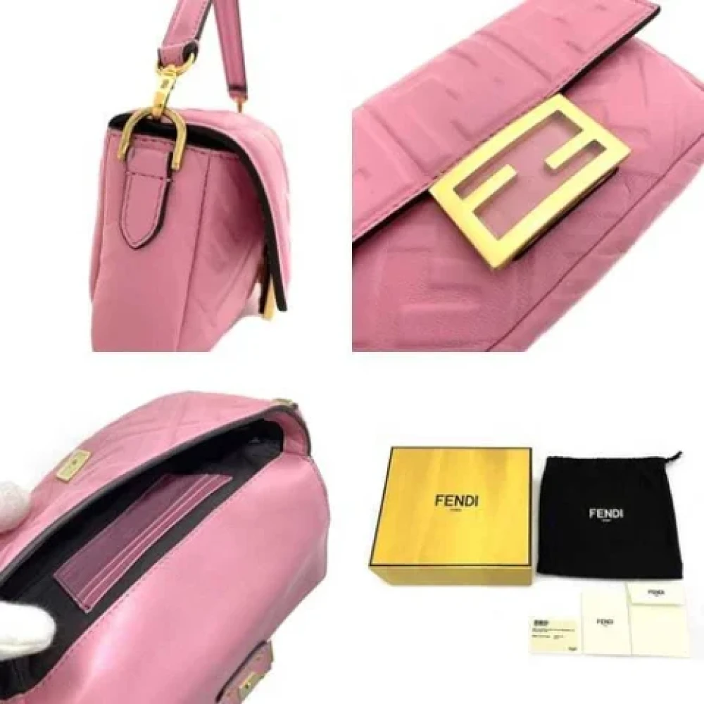 Fendi Vintage Pre-owned Fabric fendi-bags Pink Dames
