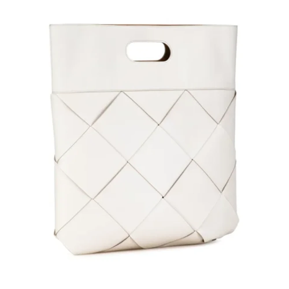 Bottega Veneta Vintage Pre-owned Leather shoulder-bags White Dames