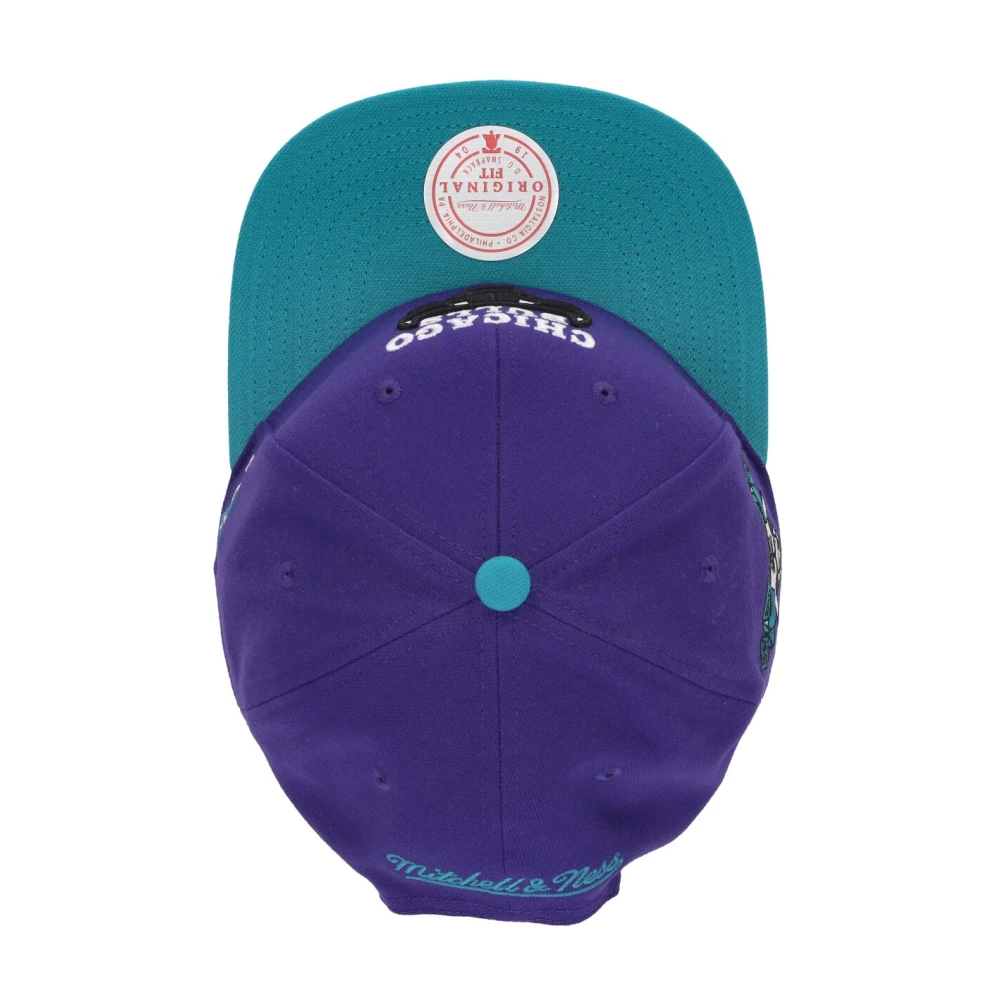 Mitchell & Ness Chicago Bulls NBA Snapback Pet Purple Heren