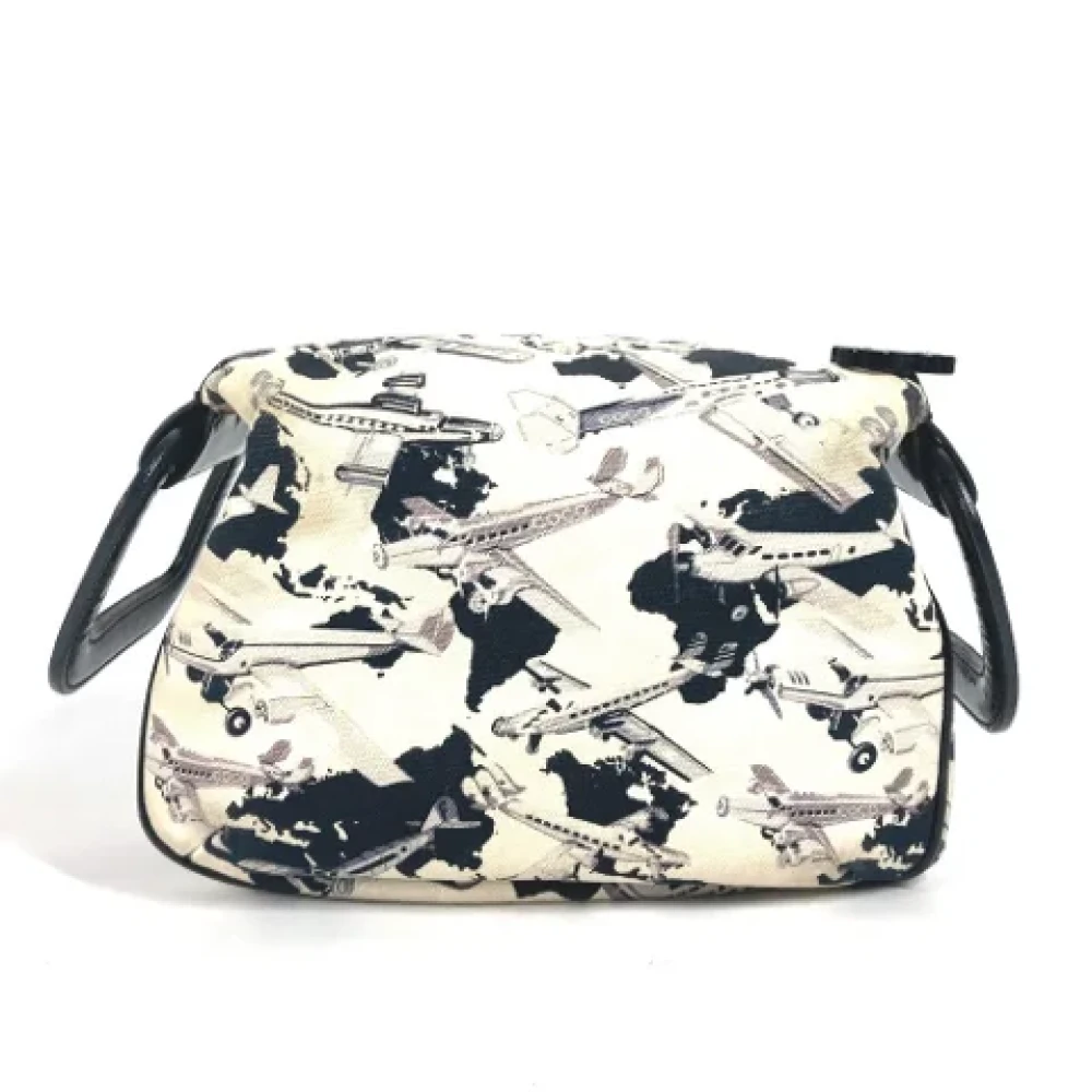 Chanel Vintage Pre-owned Canvas chanel-bags White Dames