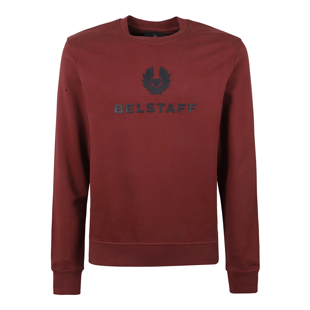 Belstaff Katoen Rood Logo Sweatshirt Red Heren