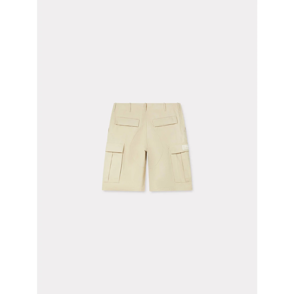 Kenzo Beige Cargo Werkbroek Beige Heren