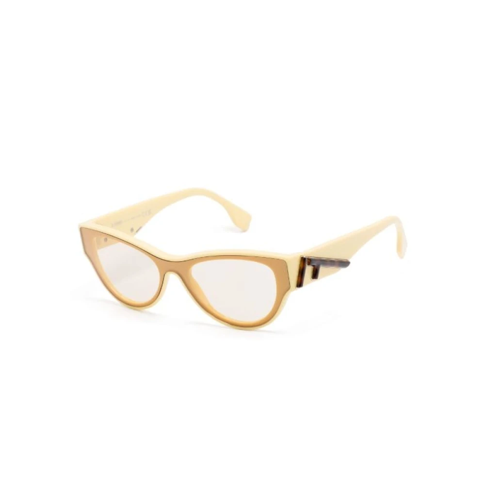 Fendi Fe40135I 39E Sunglasses Yellow Dames