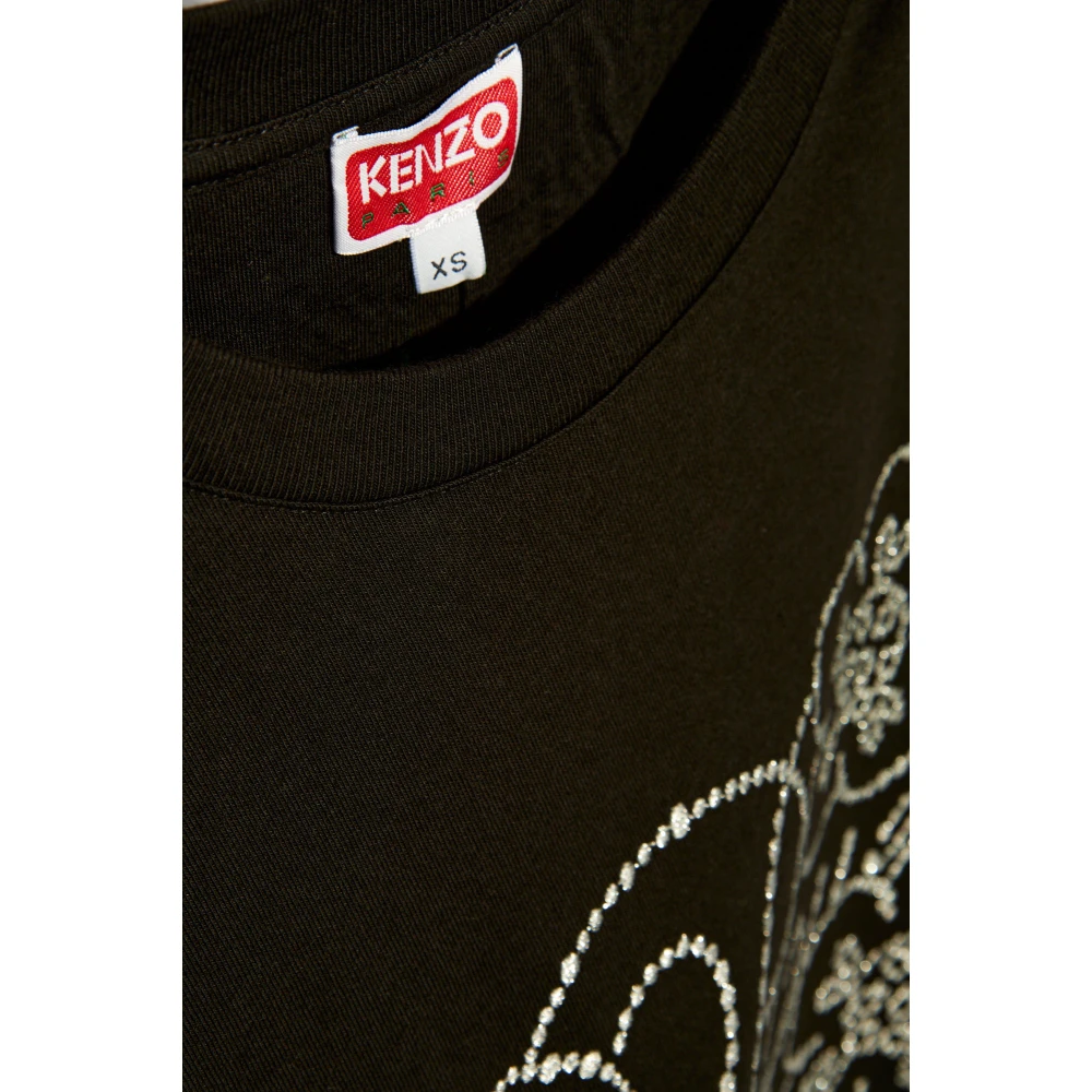 Kenzo T-shirt jurk Black Dames