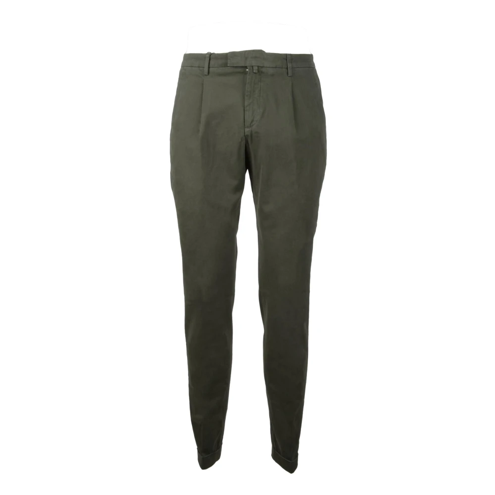 Briglia Katoen Elastaan Broek Green Heren