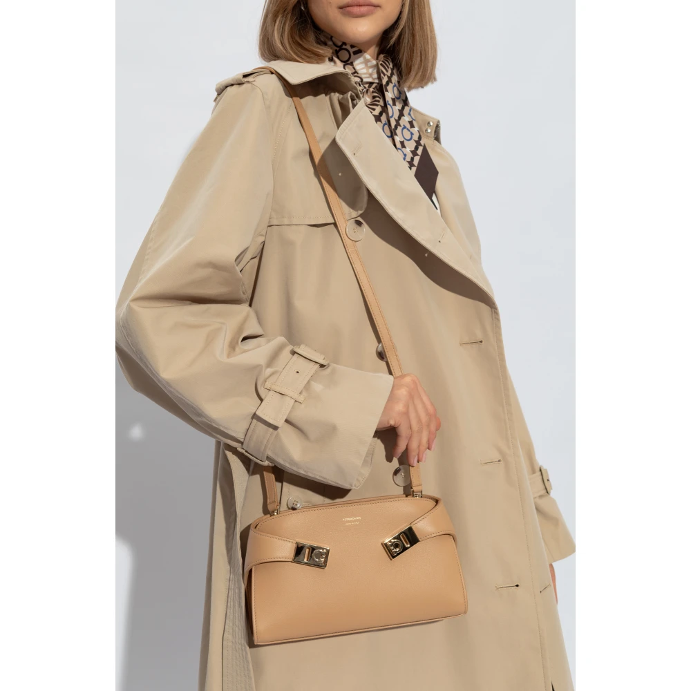 Salvatore Ferragamo Knuffel schoudertas Beige Dames