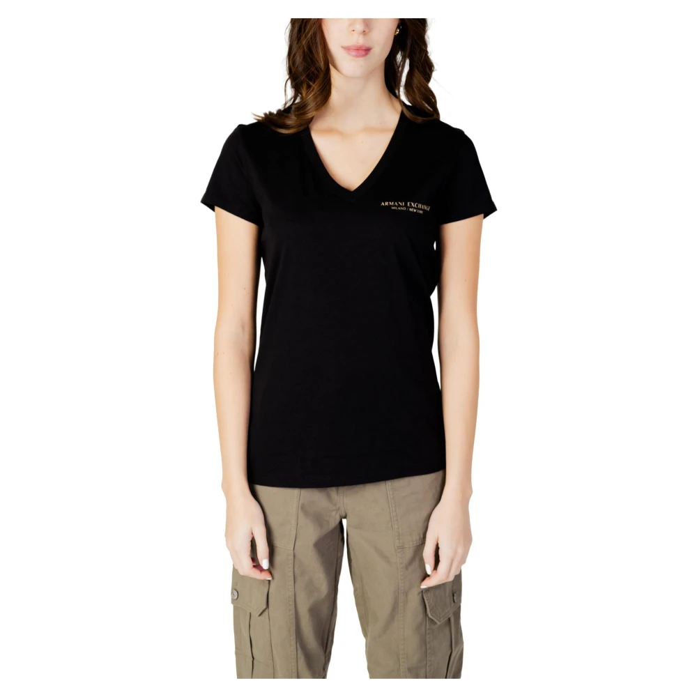 Armani Exchange Herfst Winter Dames T-Shirt Black Dames