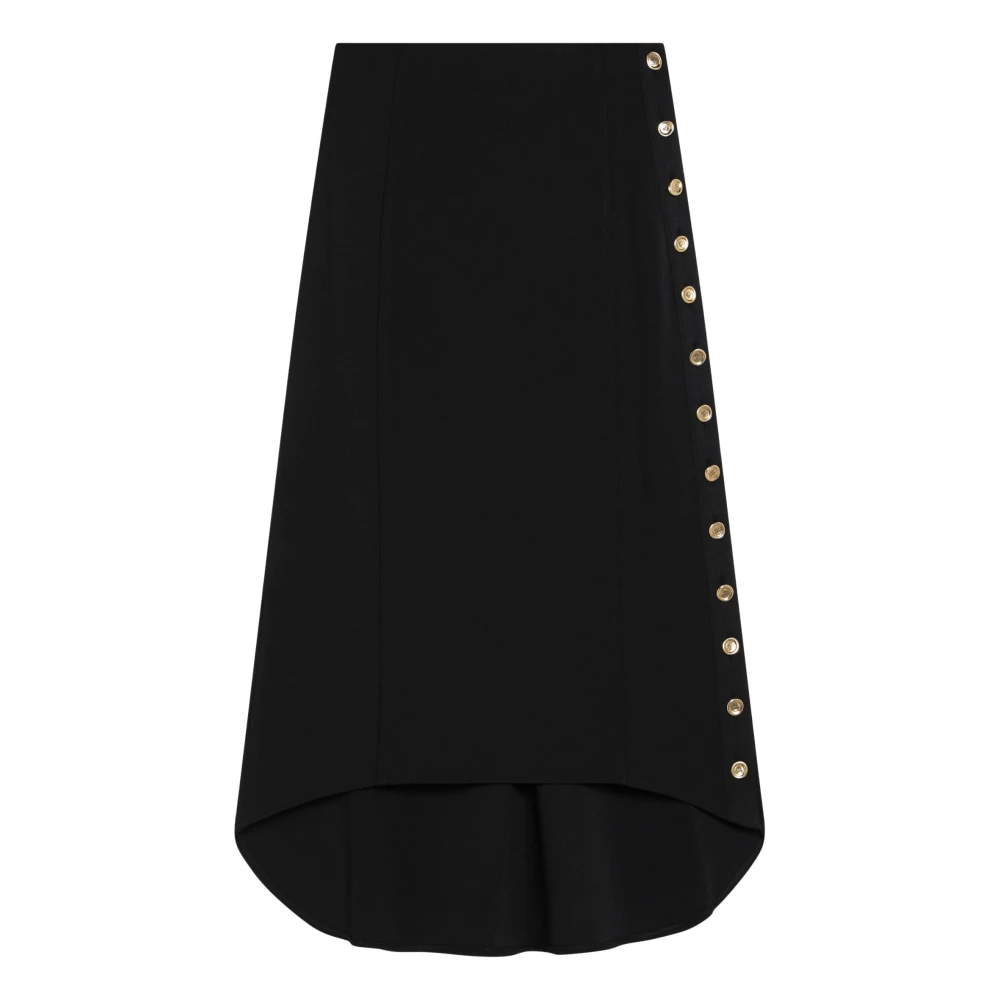 Givenchy Lange Rok met Elegant Design Black Dames