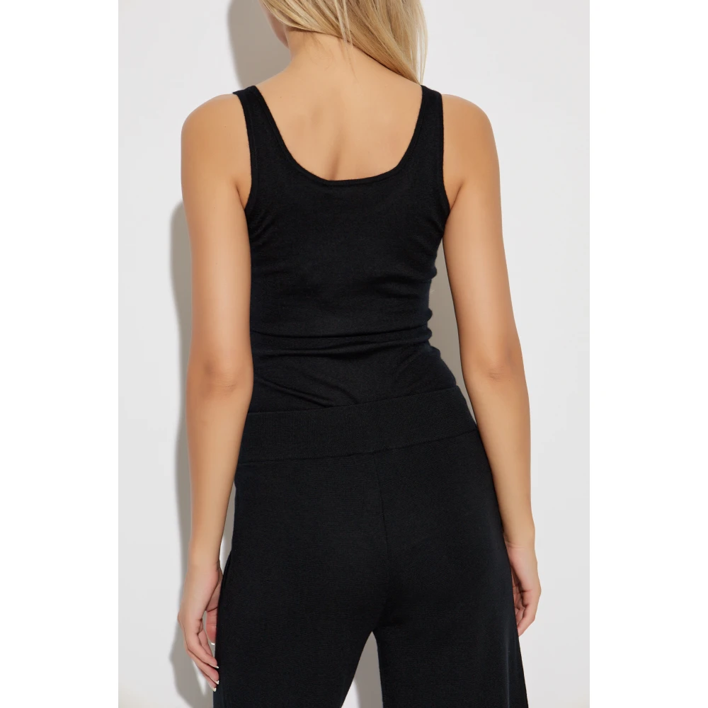 Max Mara Kasjmier top Black Dames