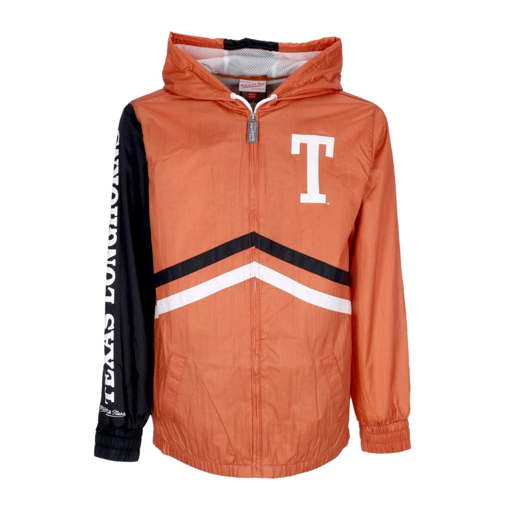 Mitchell & Ness Texas Longhorns Windbreaker Jas Orange Heren
