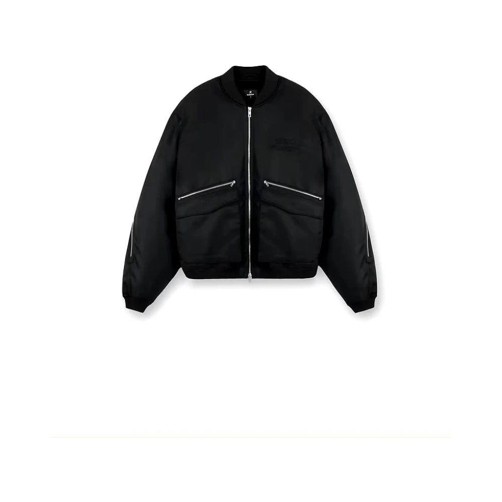 Represent Nylon Bomberjack Black Heren
