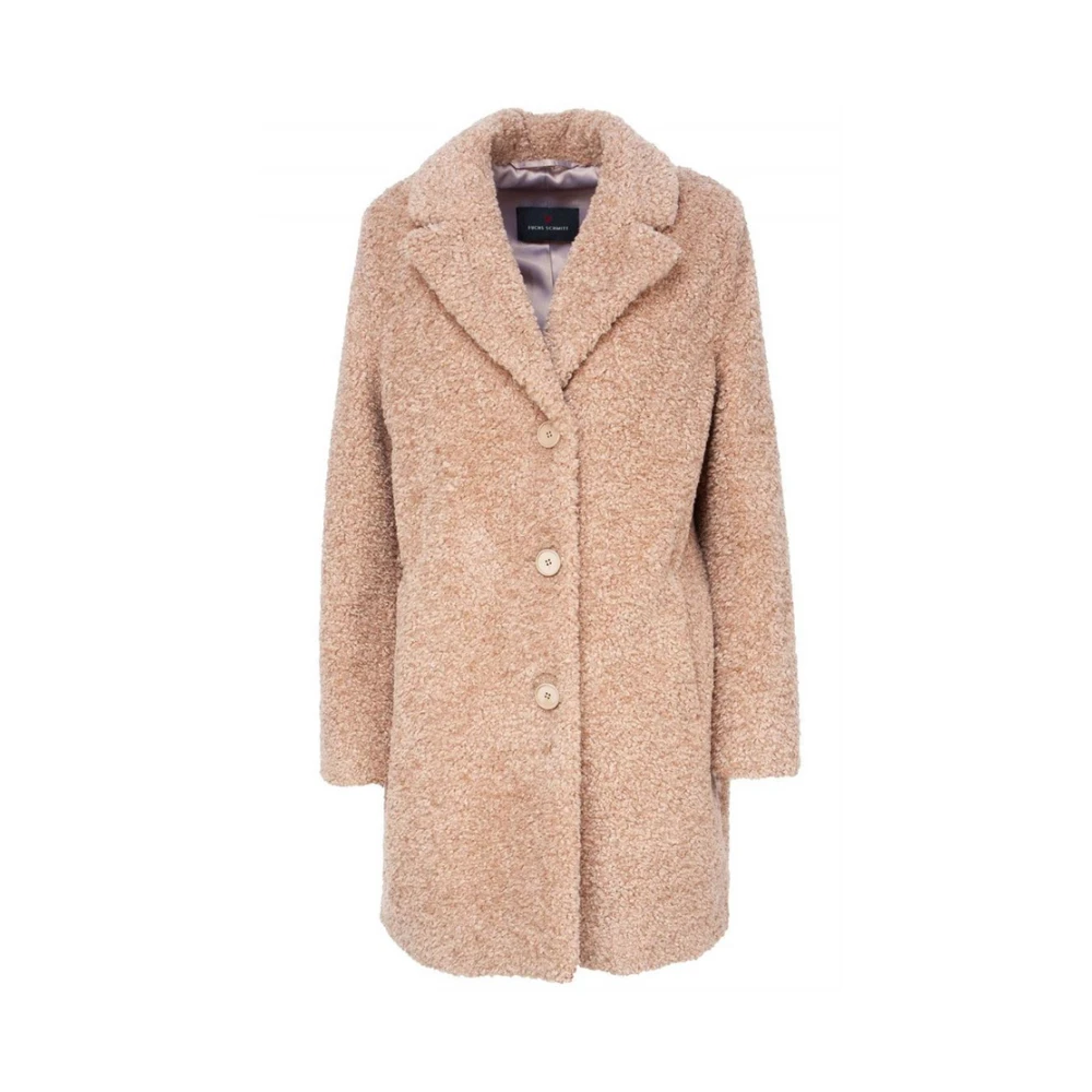 Fuchs Schmitt Klassieke Wollen Jas Brown Dames