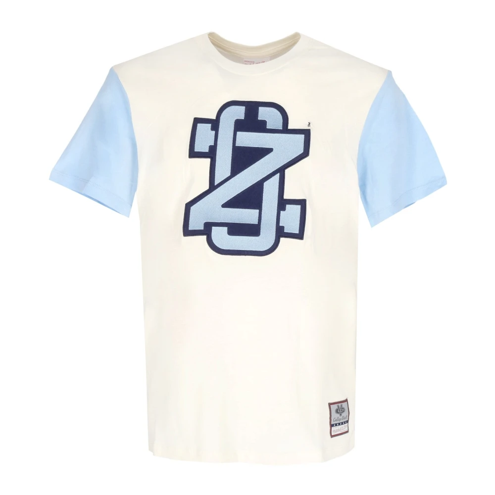 Mitchell & Ness North Carolina Tar Heels Basketball Tee Beige Heren
