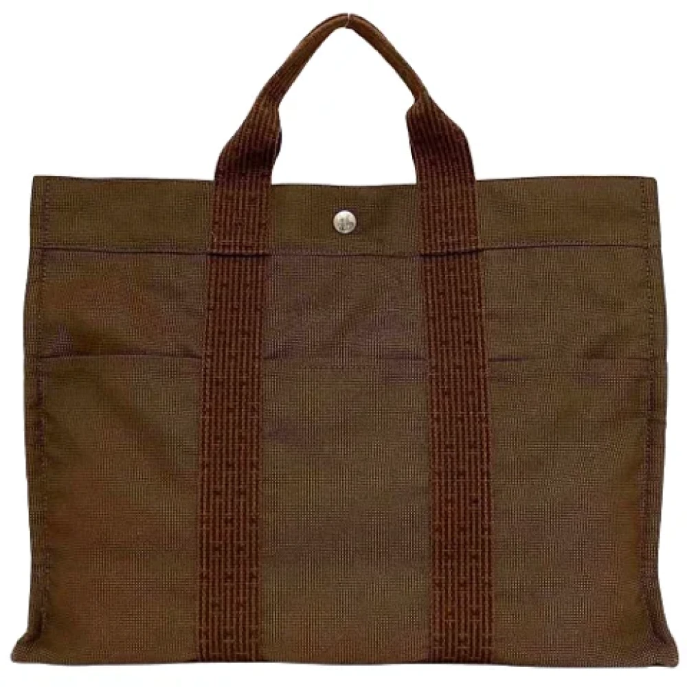 Hermès Vintage Pre-owned Canvas totes Brown Dames