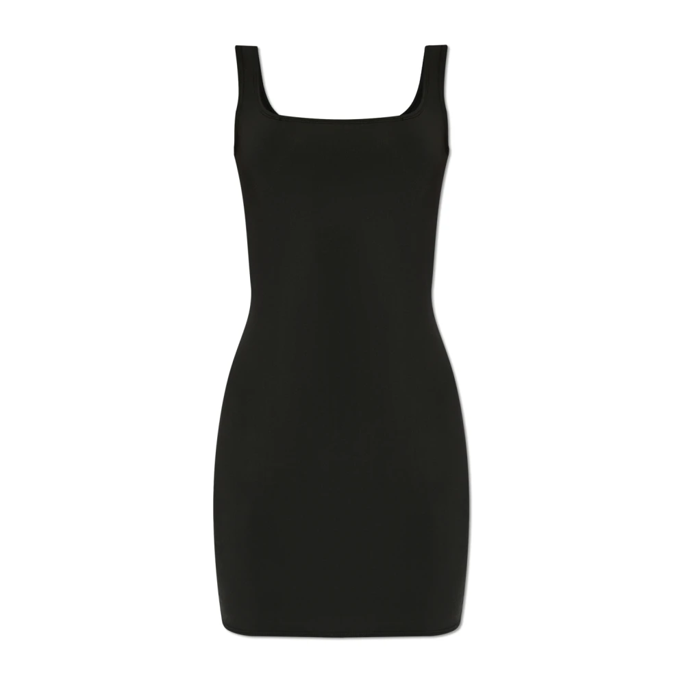 Entire Studios Vierkante Mini Jurk Black Dames