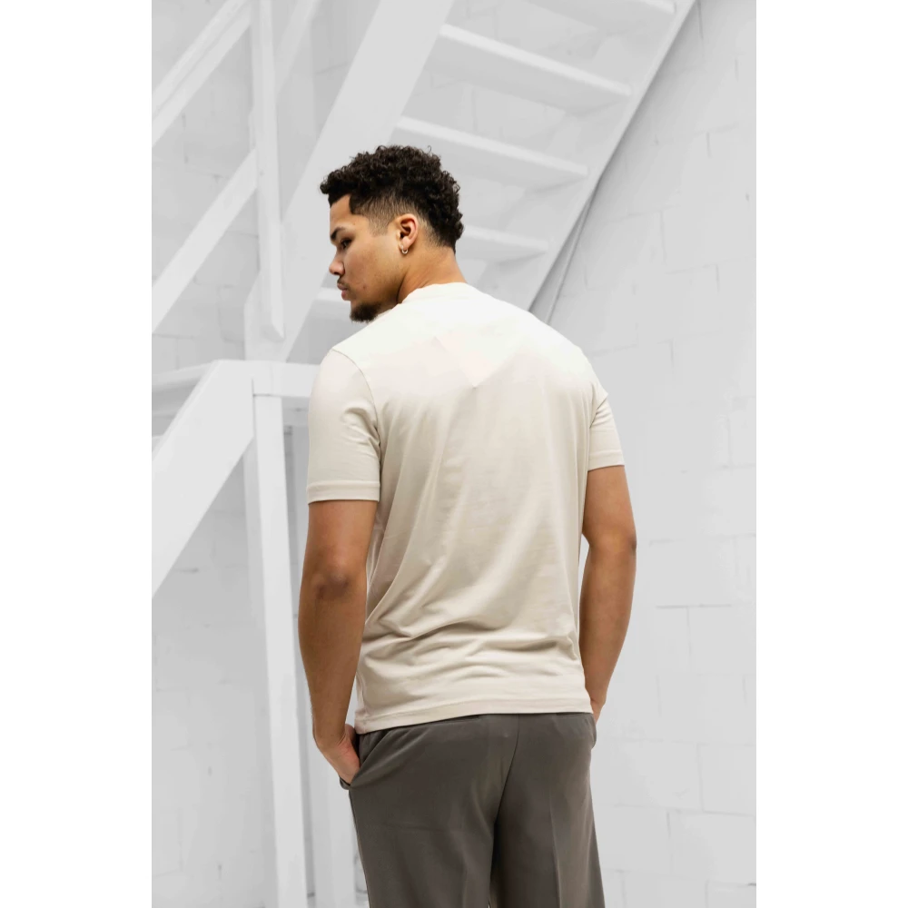 Iceberg Beige Jersey T-Shirt Heren Beige Heren
