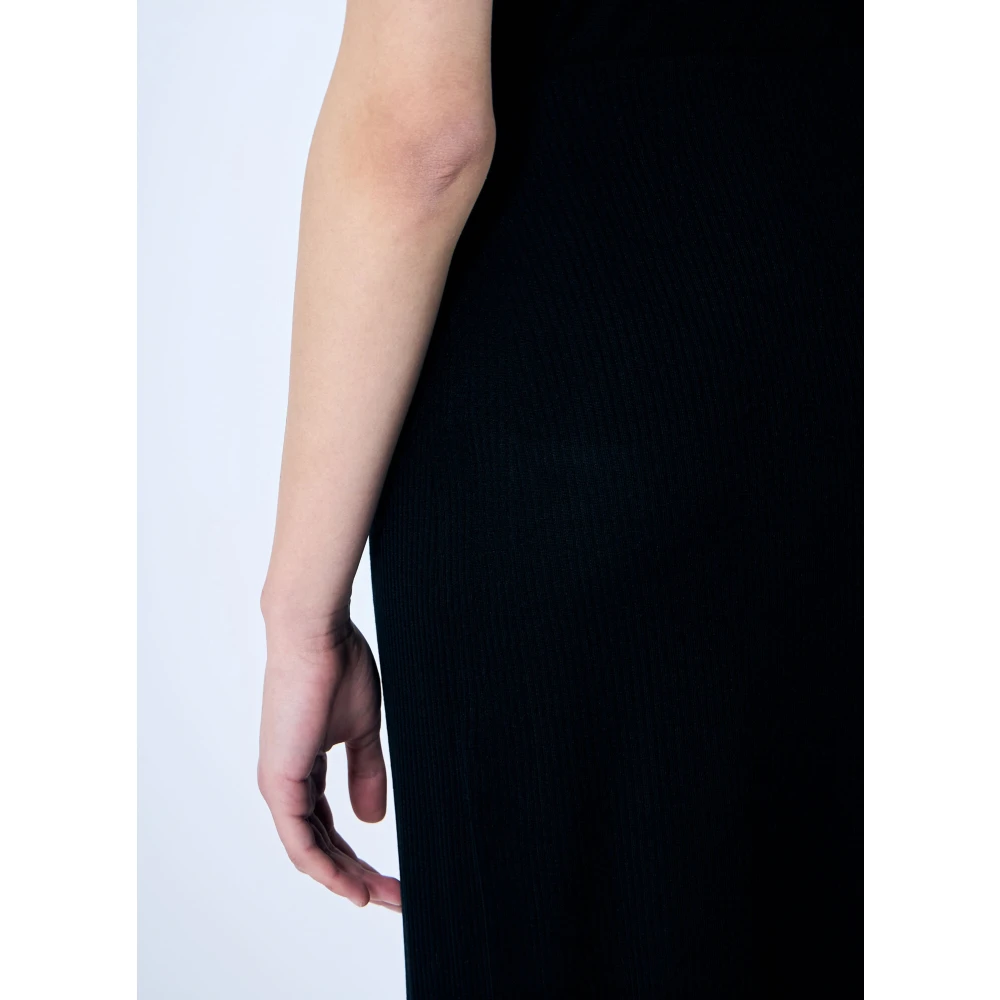The Row Zijde Blend Kant Rok Black Dames