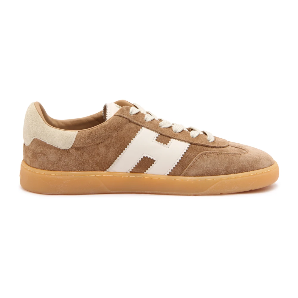 Hogan Stoere Sneakers met Veters Heren Schoenen Beige