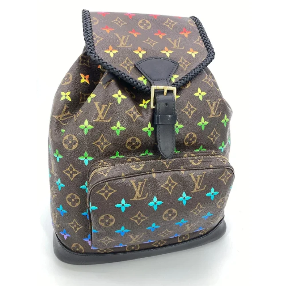 Louis Vuitton Vintage Pre-owned Leather backpacks Multicolor Dames