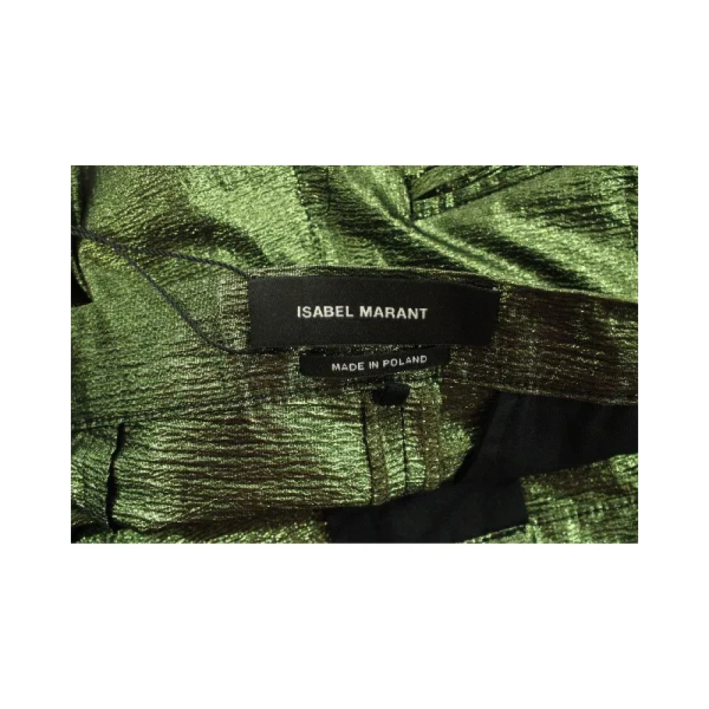 Isabel Marant Pre-owned Fabric bottoms Green Dames