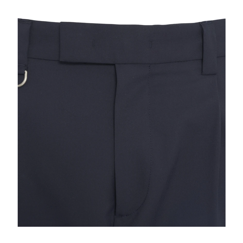 Paolo Pecora Blauwe Chino Broek met Relaxte Pasvorm Blue Heren