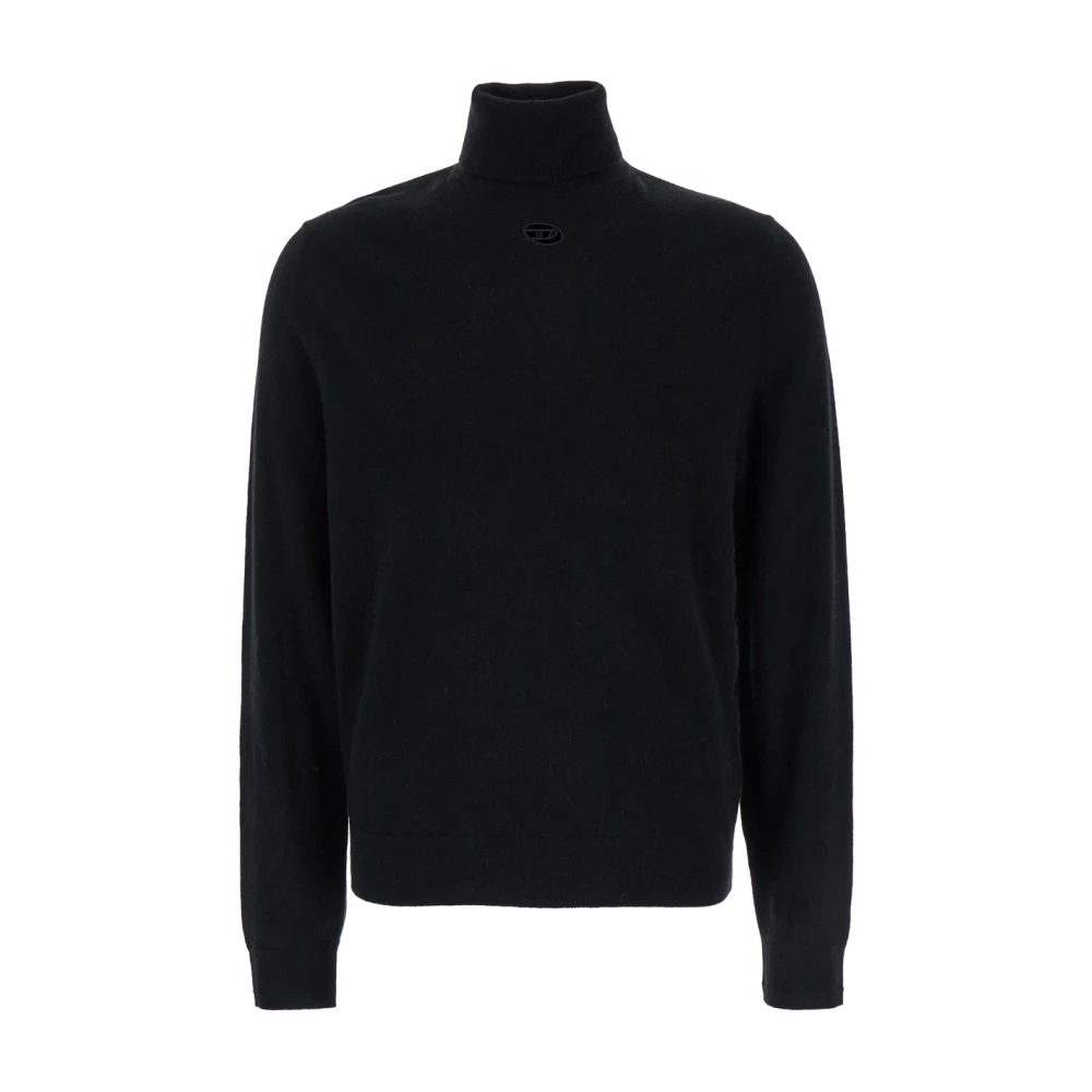 Diesel Zwarte Sweatshirt Aw24 Herenmode Black Heren