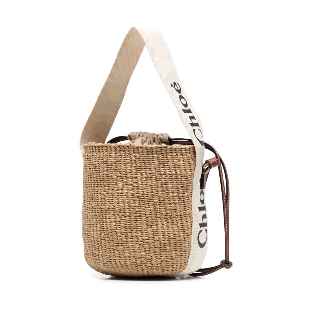 Chloé Woody Manden Tas Beige Dames