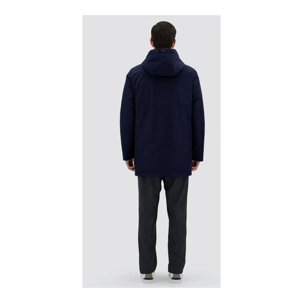 Herno New Business Membranated Jacket Blue Heren