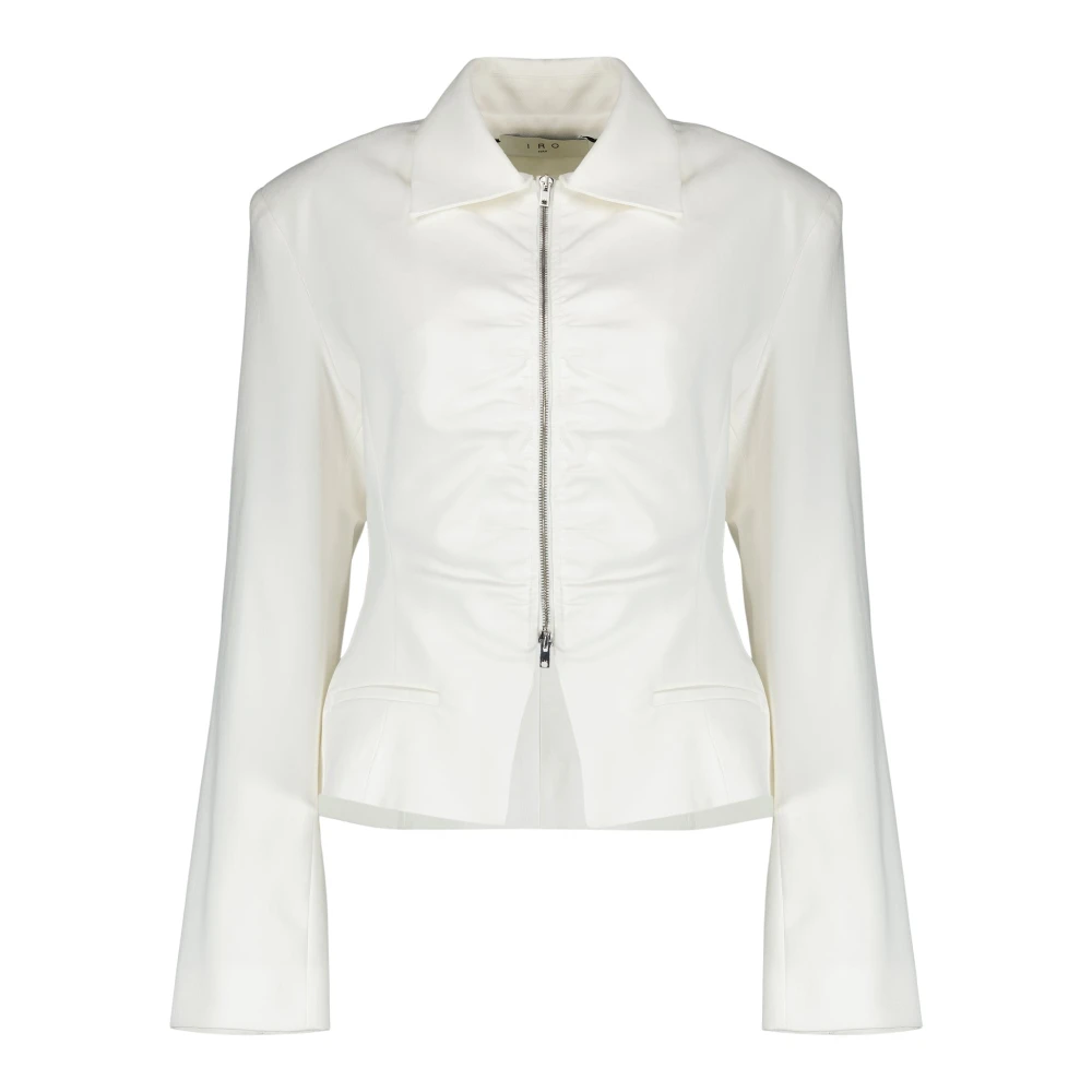 Iro White Blazers, Female, M, Helvina Fitted Jacket