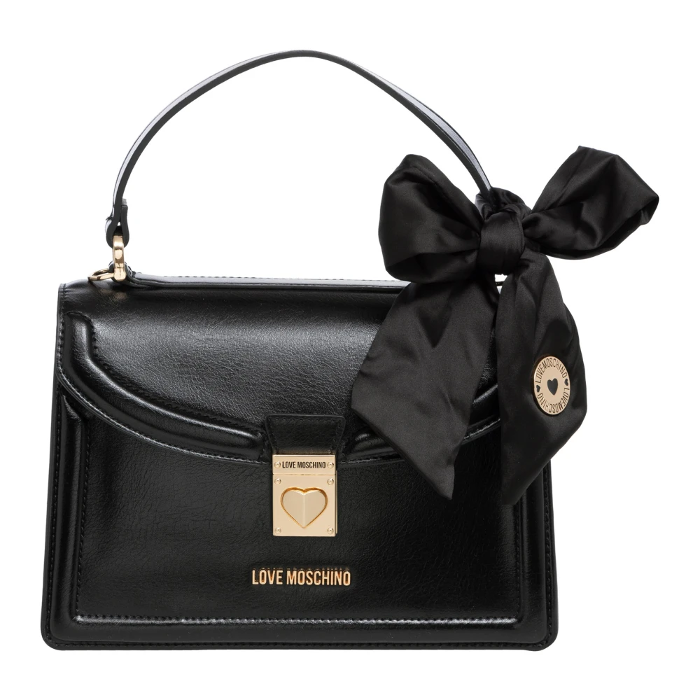 Love Moschino Verstelbare handtas met afneembare band Black Dames
