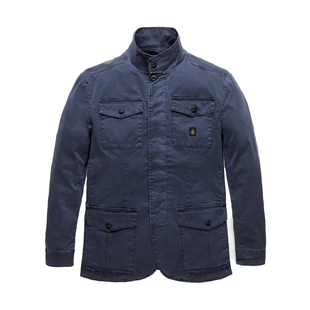 RefrigiWear Zachte Katoenen Ademende Jas Blue Heren