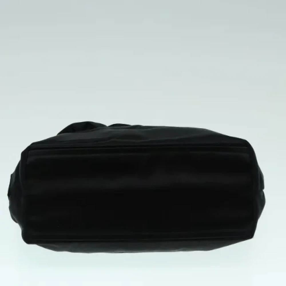 Prada Vintage Pre-owned Satin handbags Black Dames
