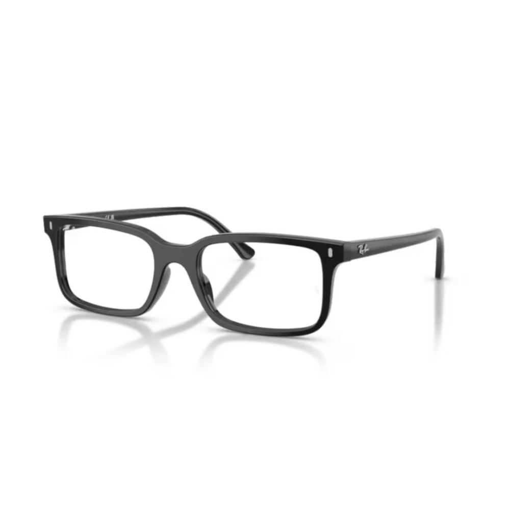 Ray-Ban Unisex Black Square Acetate Eyeglasses Online - Full Rim - Rb5445 - Image 5