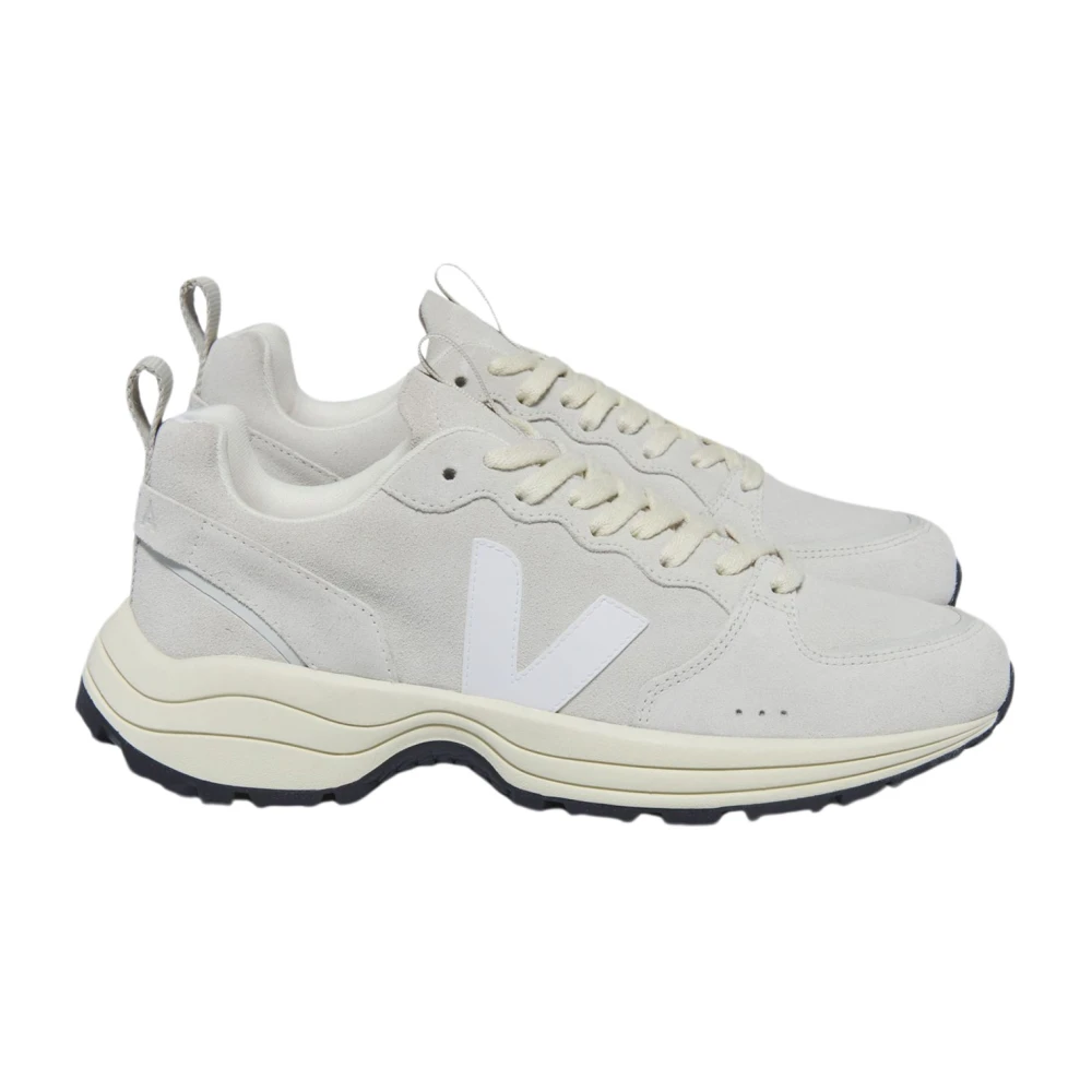 Veja Ivory Suede Sneaker Heren Schoenen Wit
