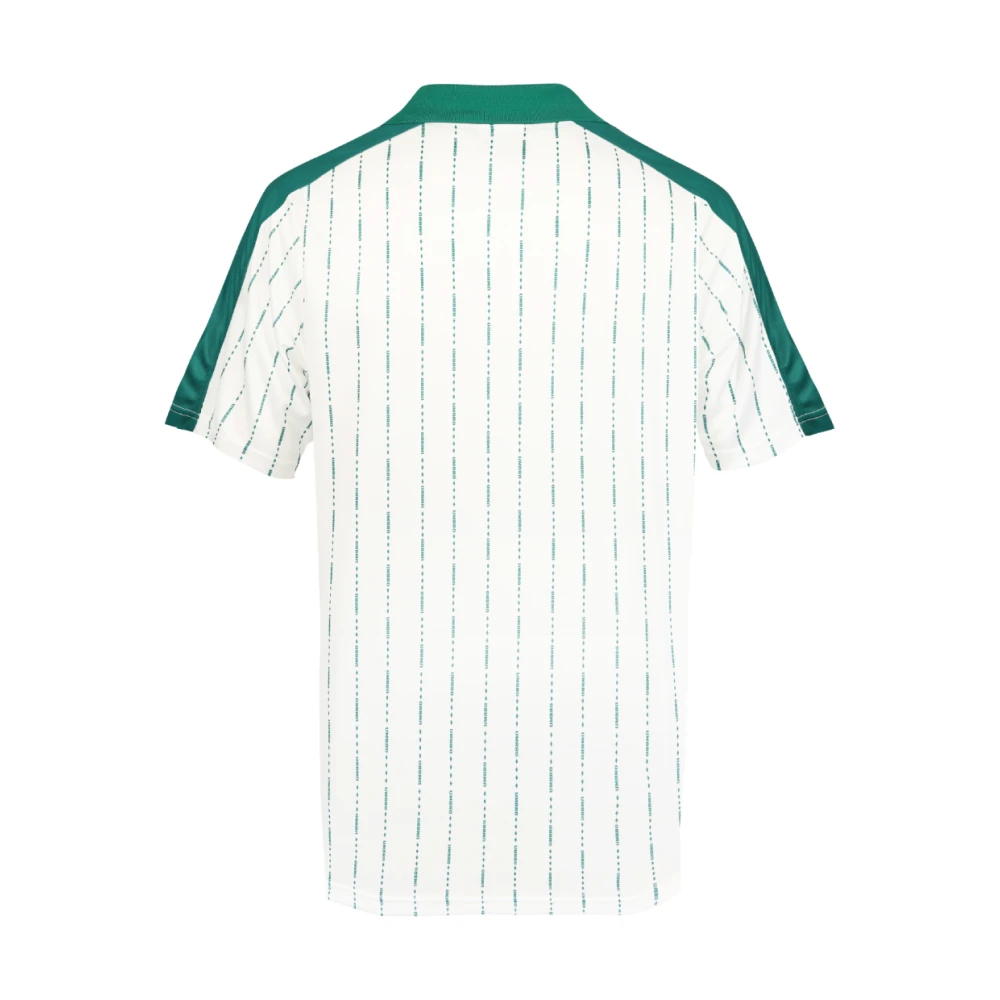 Umbro Linear Print Polo Shirt White Heren