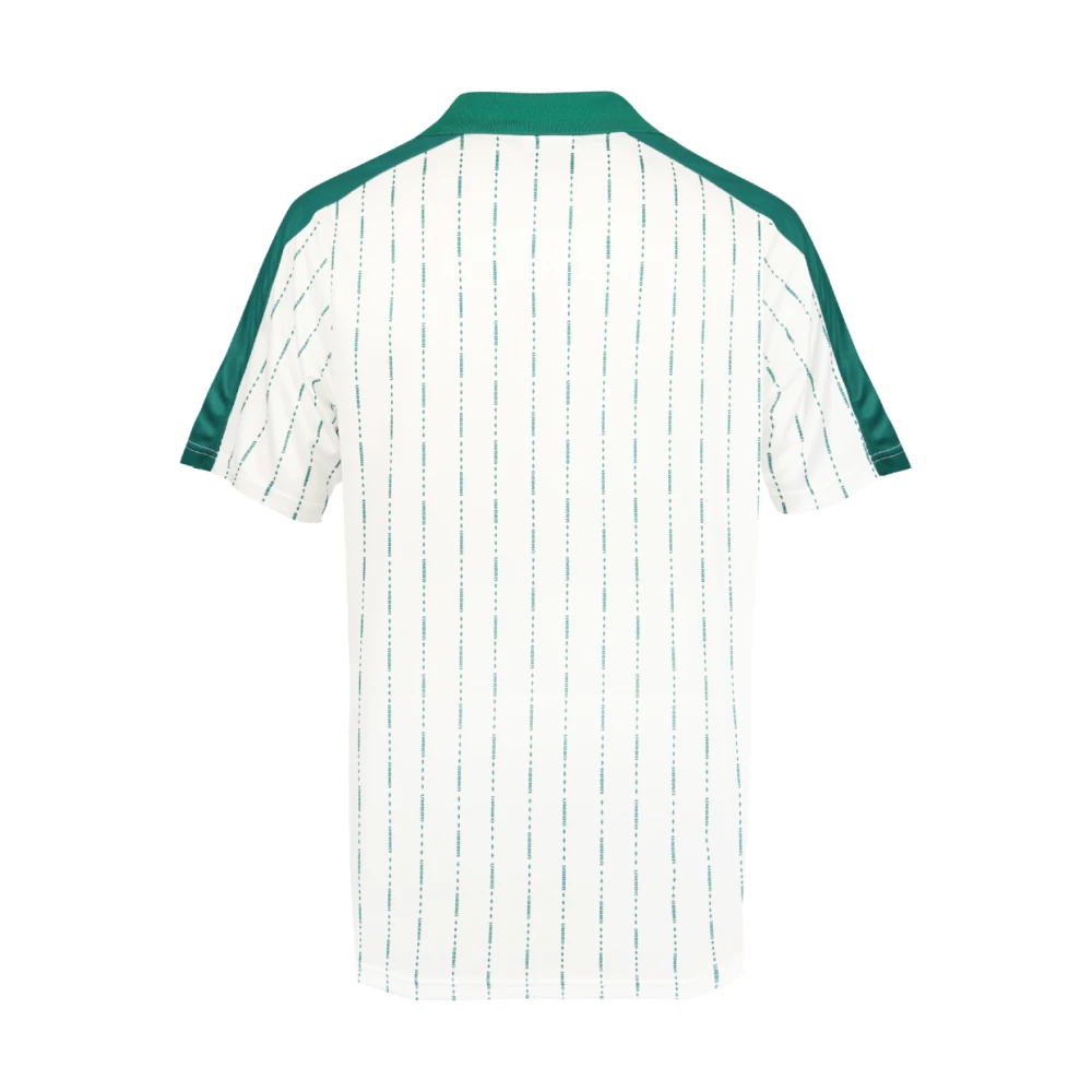Umbro Linear Print Polo Shirt Green Heren