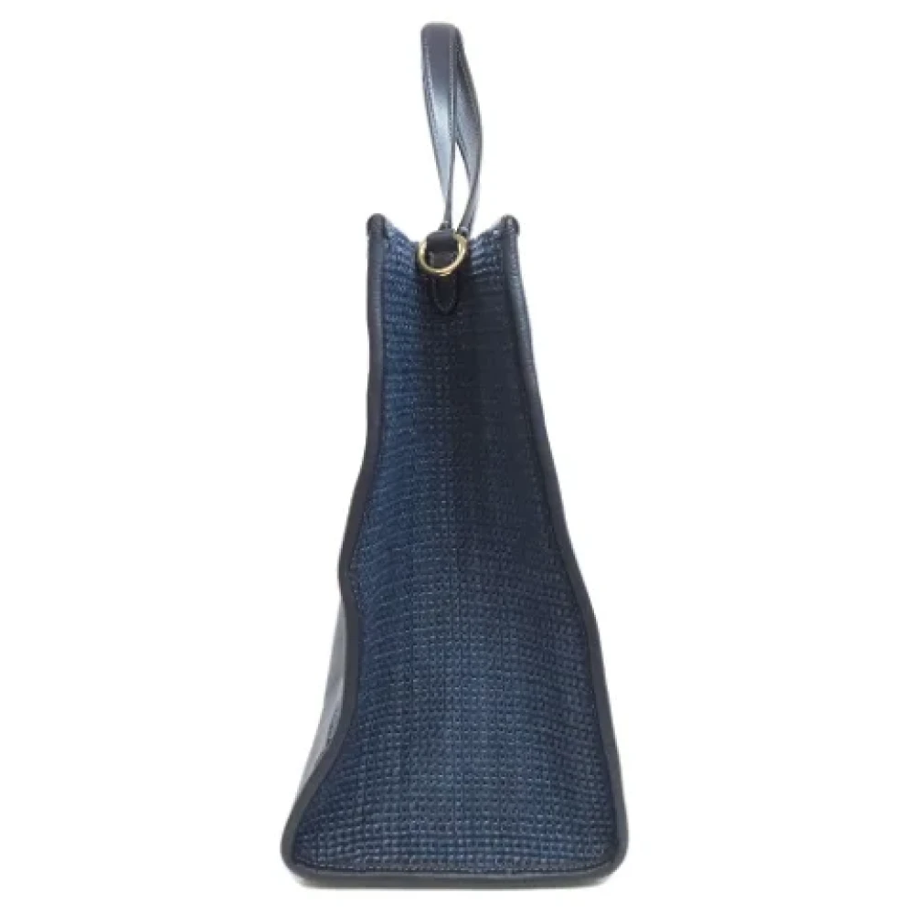 Coach Pre-owned Fabric handbags Blue Dames